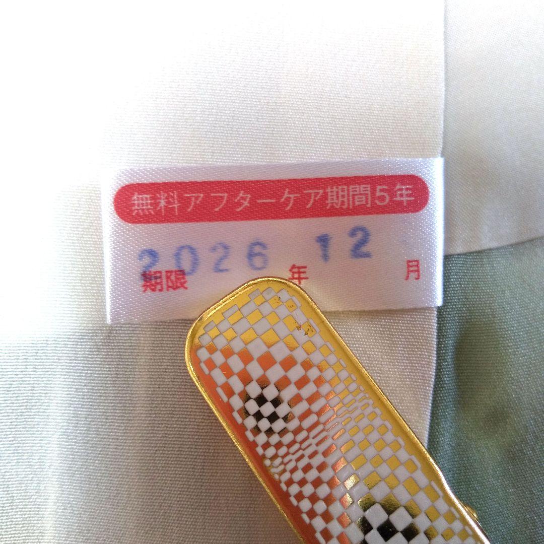 一蔵謹製・滝泰 おぼろ染め襲絞り】正絹・上質な訪問着・縞柄地模様