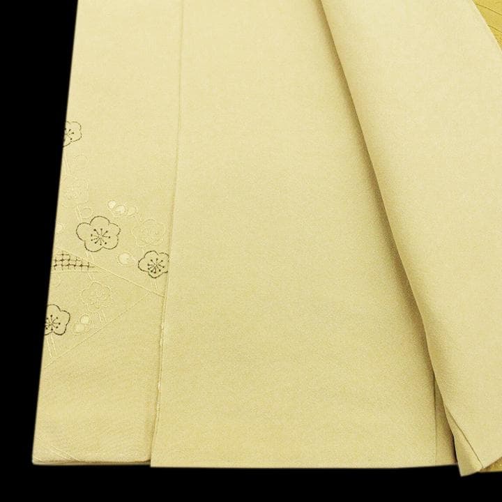 裄66cm エクリュの【三大刺繍】 ～相良・蘇州・スワトウ～ 新品の