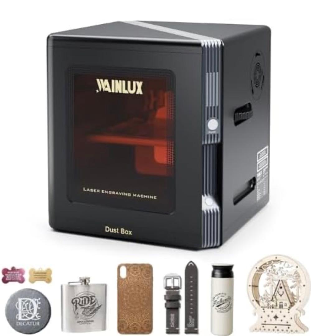 レーザープリンターWAINLUX K8 10w本体➕フィルター WAINLUX Mini Air Purifier Filter for K8 Laser Engraver K10 Engraving