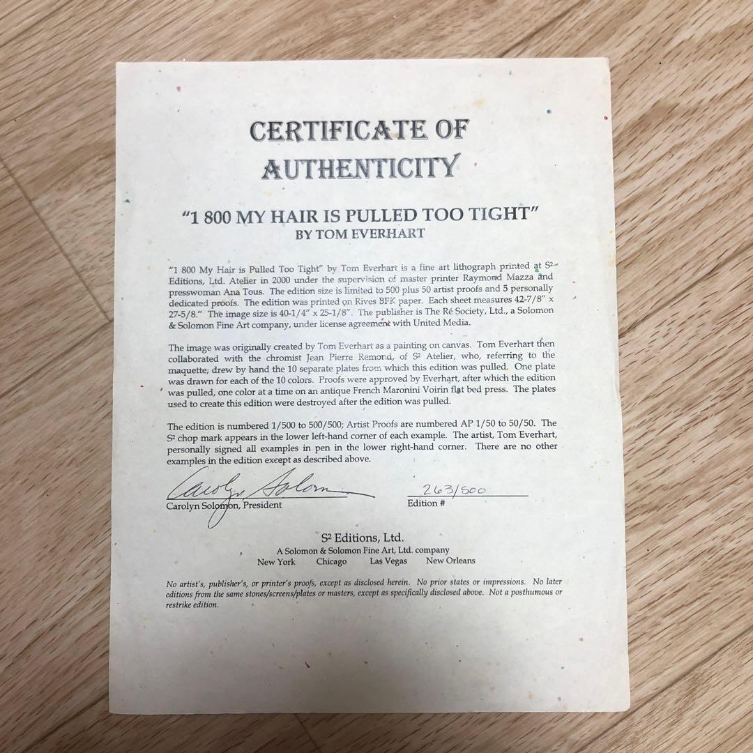 希少！大型絵画PEANUTSトムエバーハート25年以上前の作品 - メルカリ