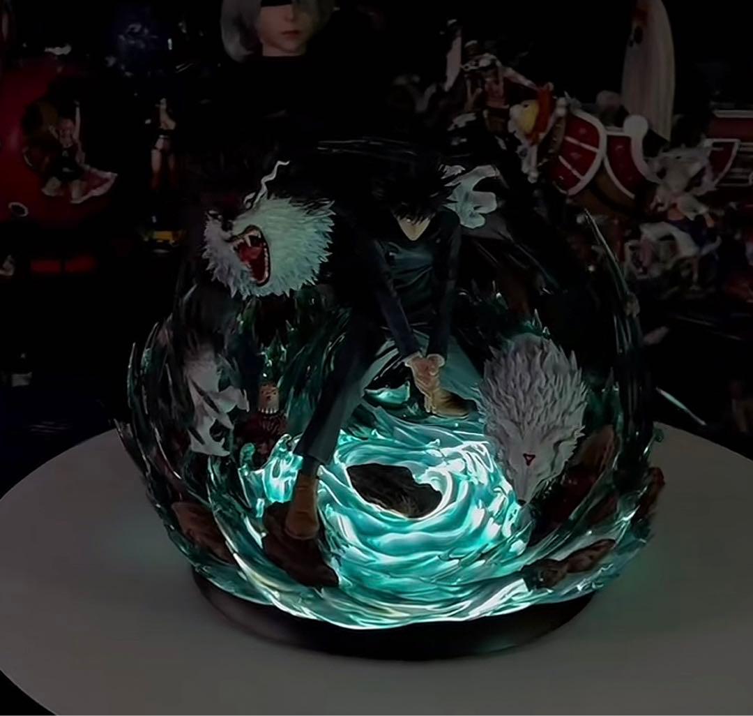 呪術廻戦 伏黒・恵 デヴァイン犬 フィギュア ガレージキット - メルカリ