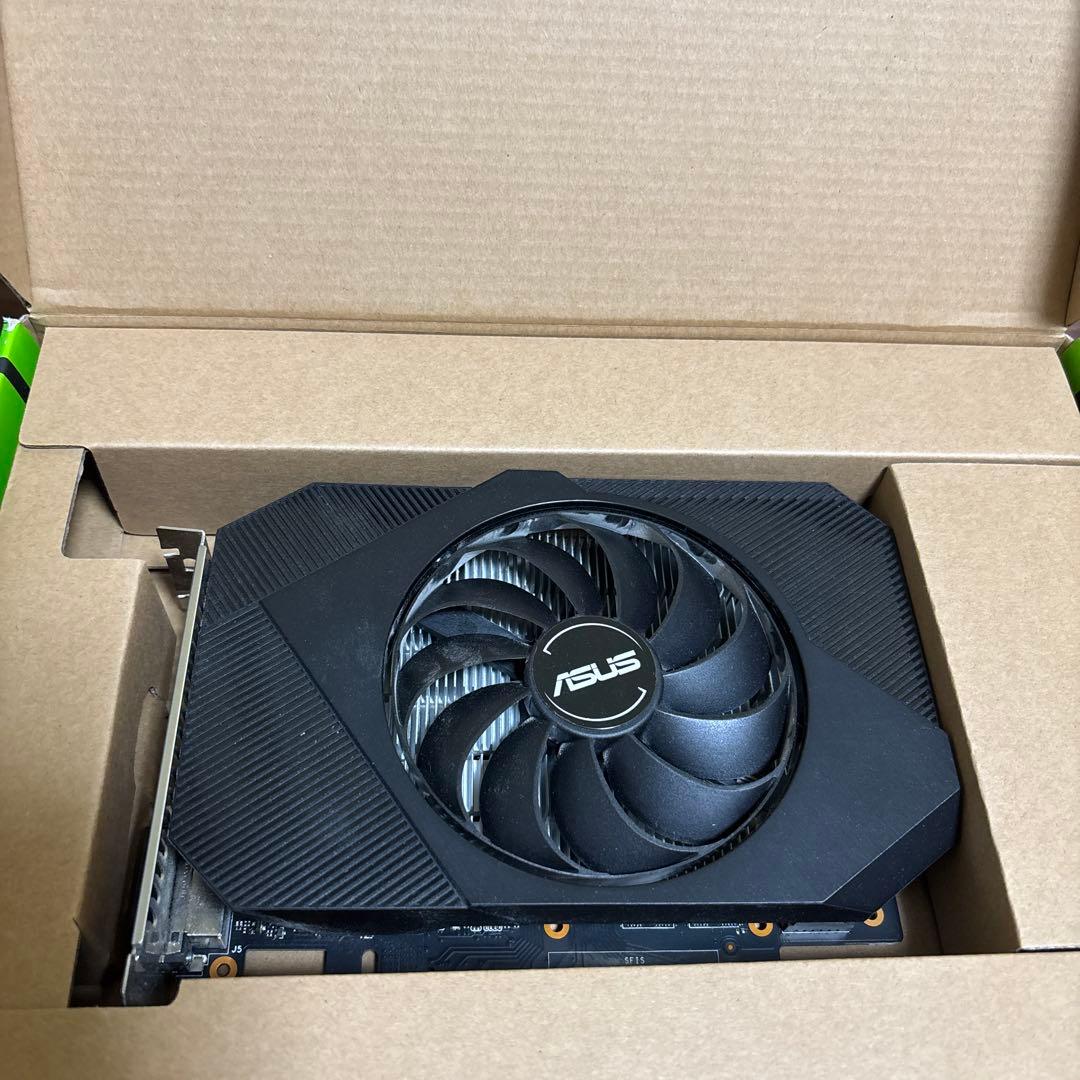 GTX 1650 ASUS グラフィックボード【箱あり】 ASUSからロープロファイルでバックプレート付きGEFORCE GTX 1650 搭載