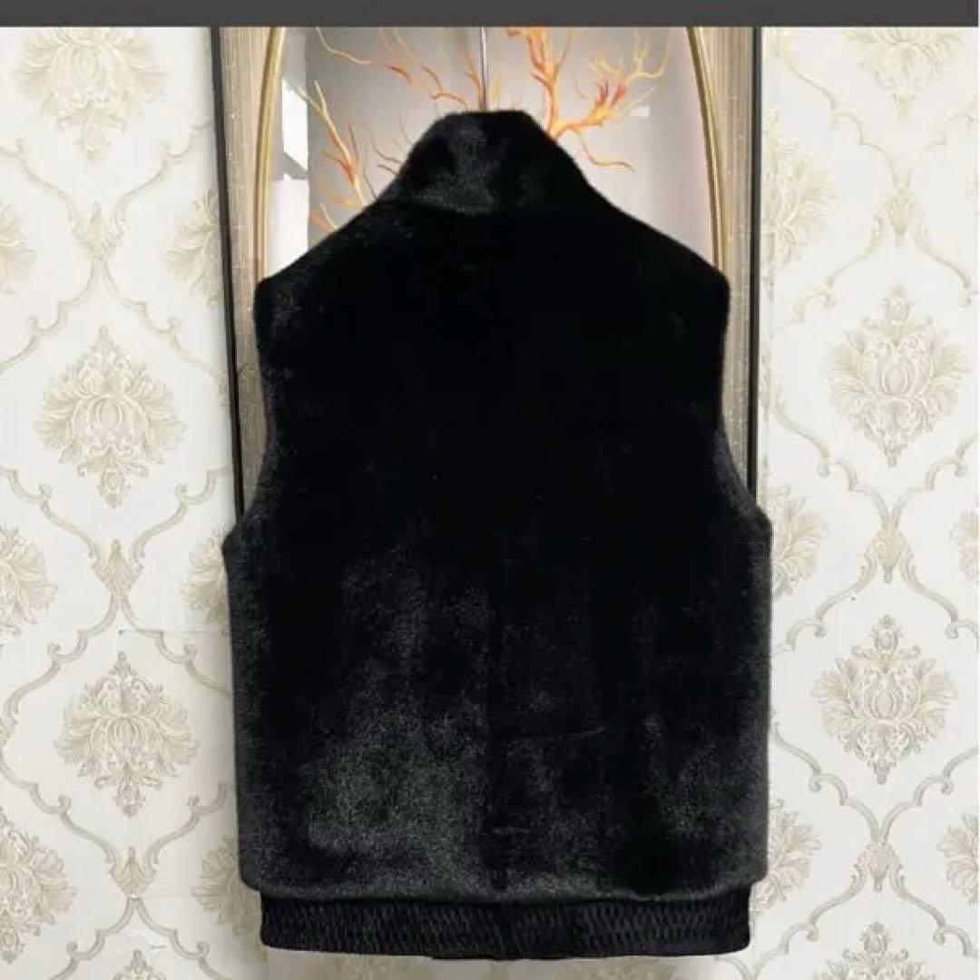 定価8万◇UABONI ミンク80%、カシミア20% 毛皮ベスト L/48サイズ