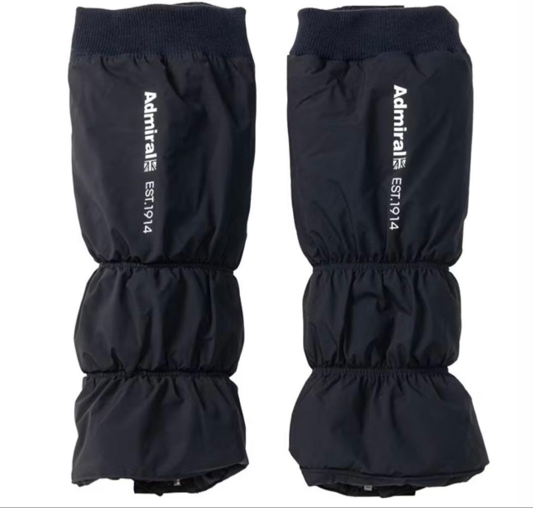 みぃ　！　新品　Admiral レッグウォーマー　中綿　ブラック 足元の冷えを徹底ブロックしてくれる中綿レッグウォーマー レディース