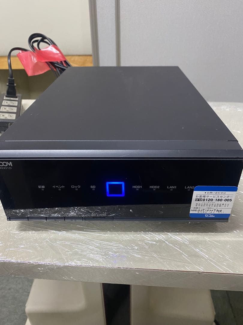 セコム SECOMネットワークビデオレコーダー NV-R0010 HDD K ② - メルカリ