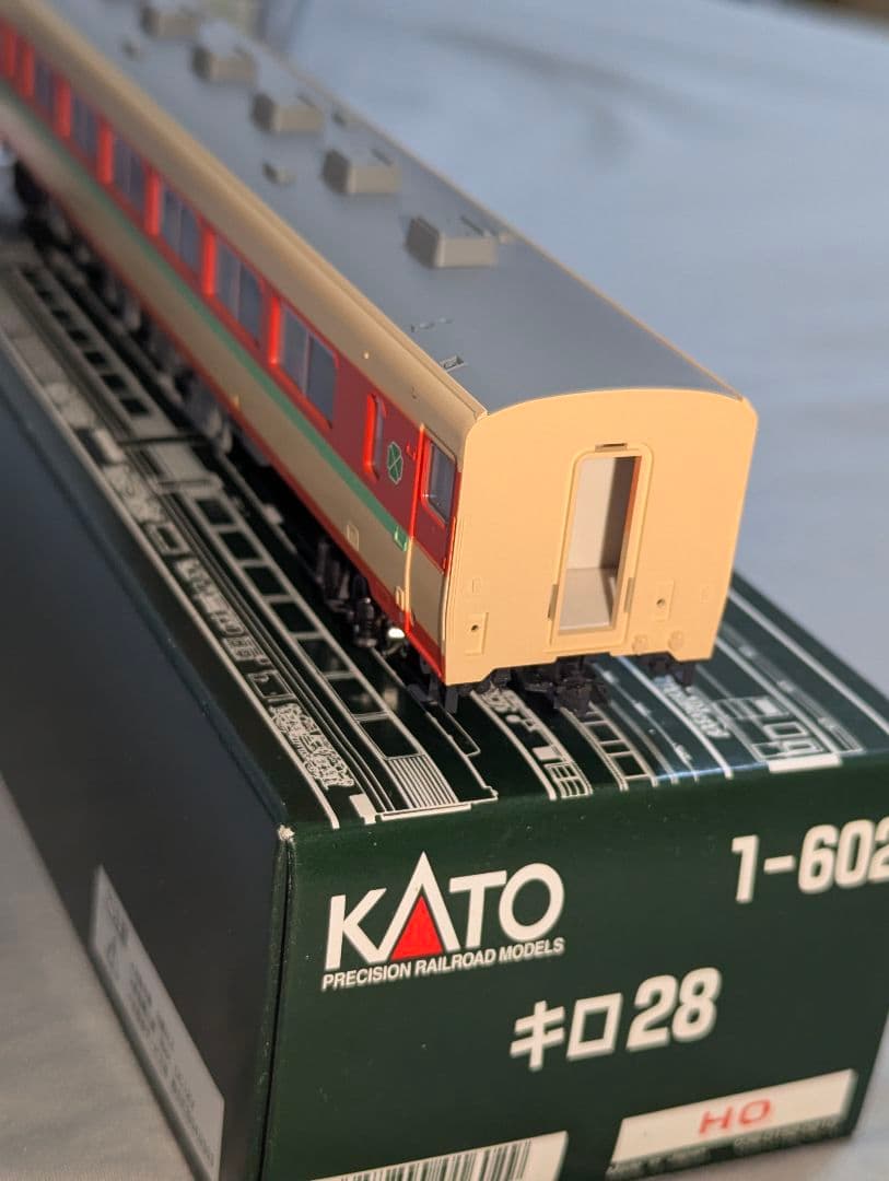 KATO キロ28 HO 1-602 ディーゼル急行グリーン車の通販はau PAY