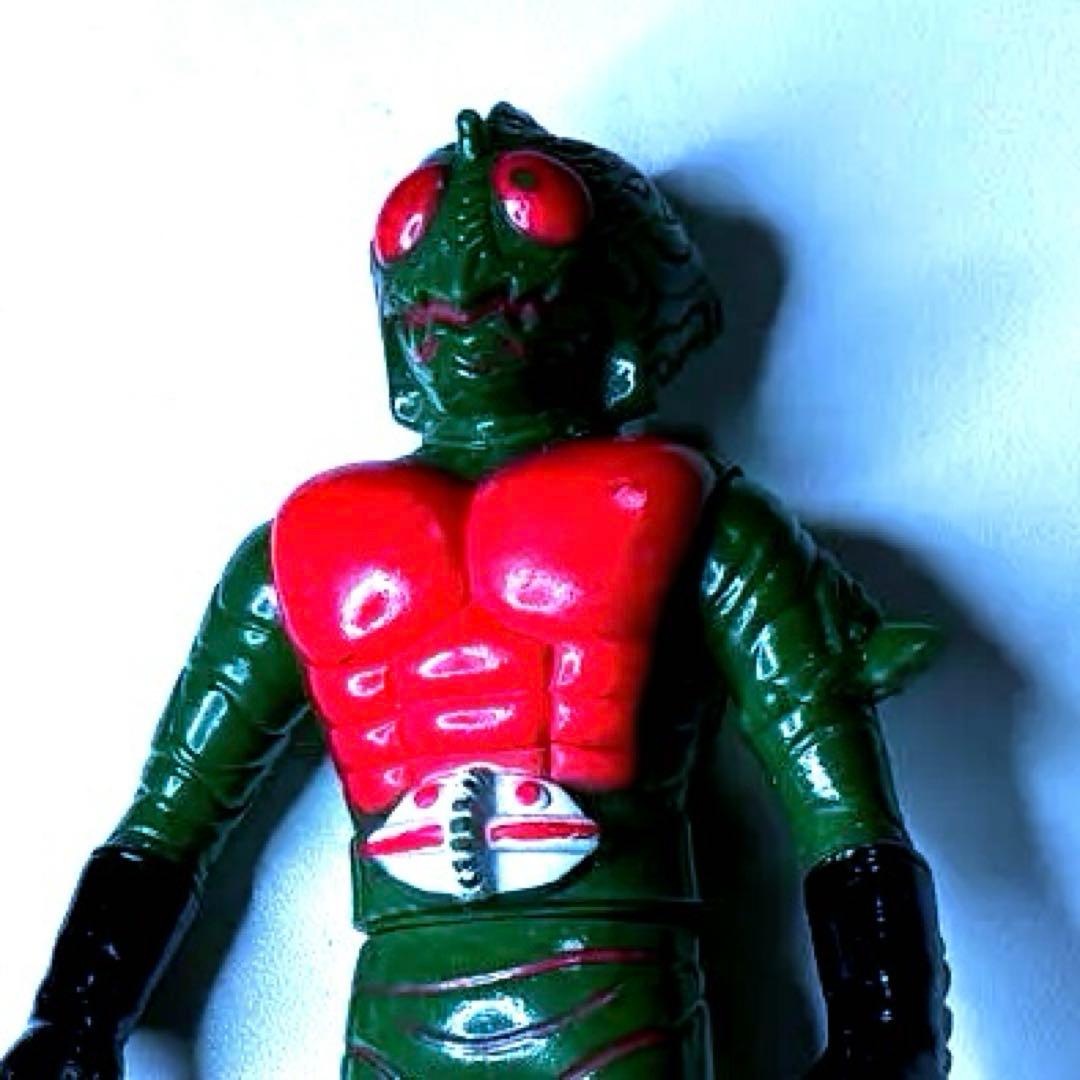 仮面ライダーアマゾン ミニソフビ フィギュア（1989年製・約12.5cm