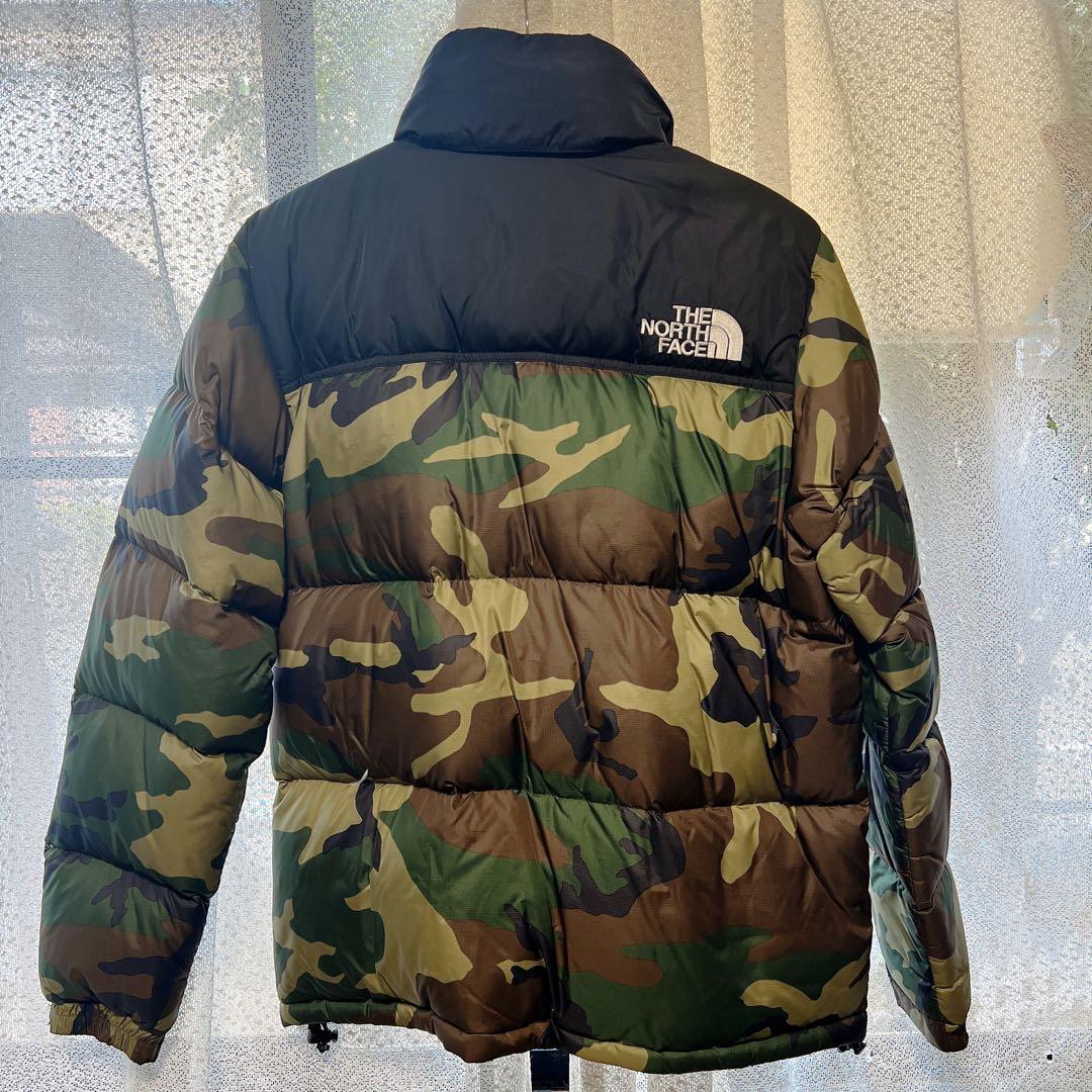 THE NORTH FACE 迷彩 ヌプシ ダウンジャケット L - メルカリ