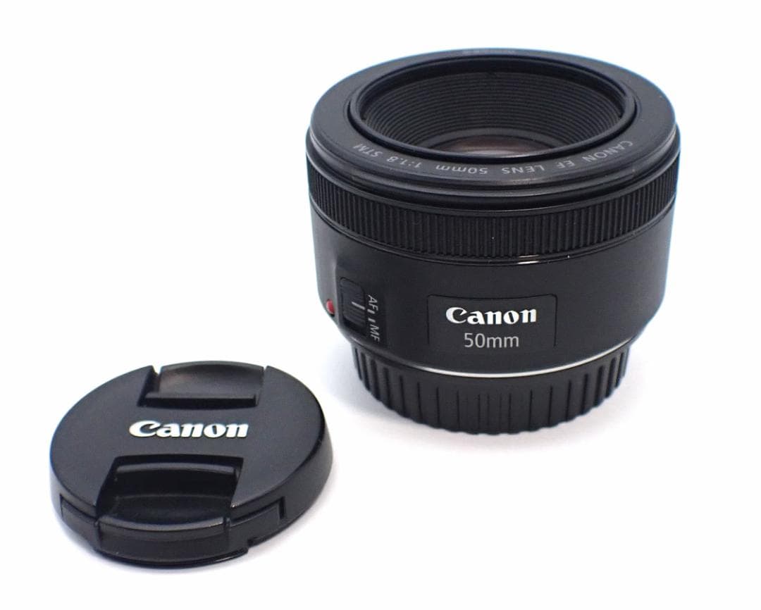 CANON LENS EF 50mm F1.8 EOSシリーズ用　美品!! Amazon.com : Canon EF 50mm f/1.8 STM Lens (Renewed) : Electronics