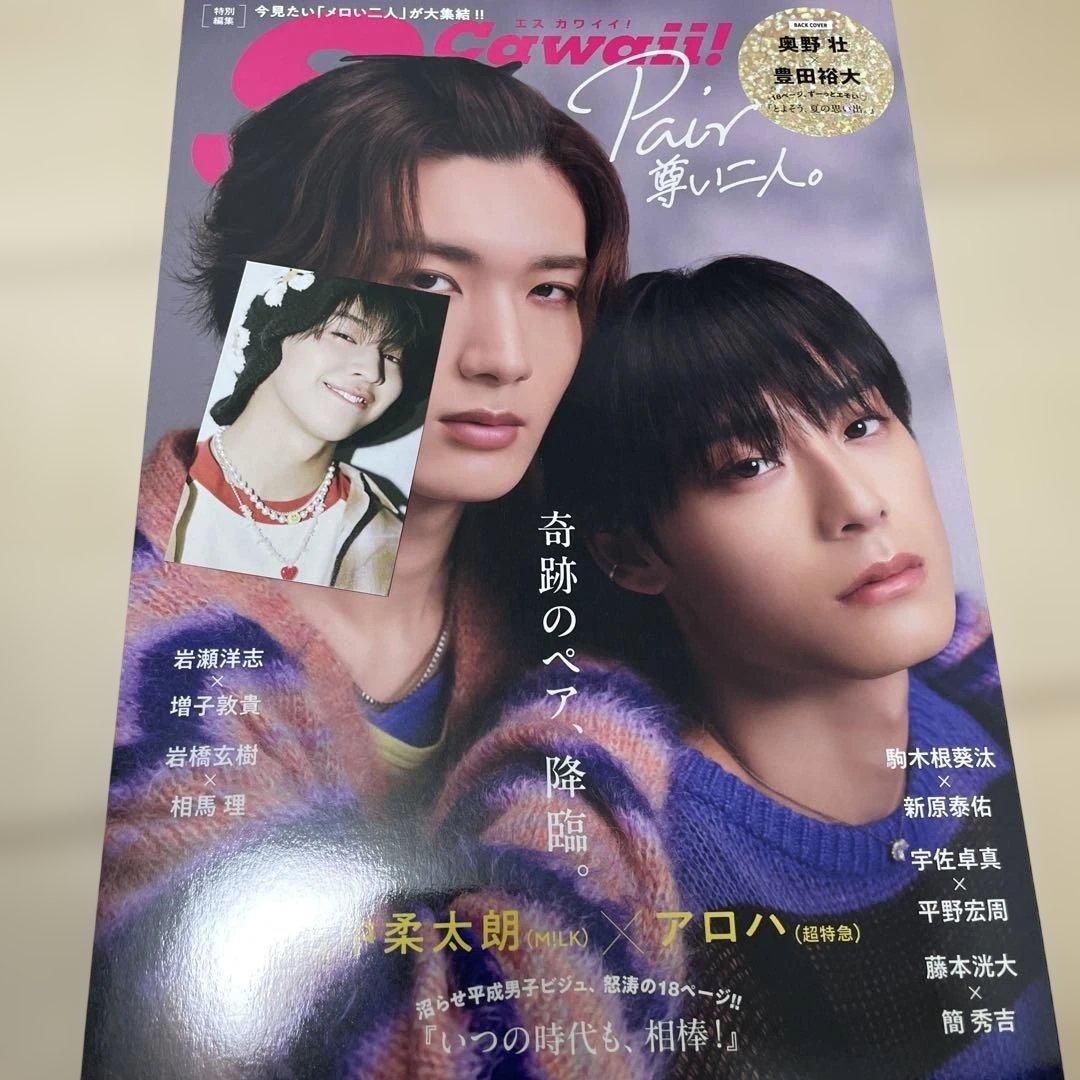 S Cawaii!特別編集 Pair 尊い二人。限定ミニフォト 藤本洸大 - メルカリ