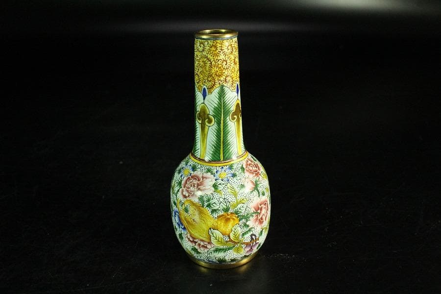 中国美術 琺瑯彩 香炉 箸筒 香合 三揃(K-A831) - メルカリ