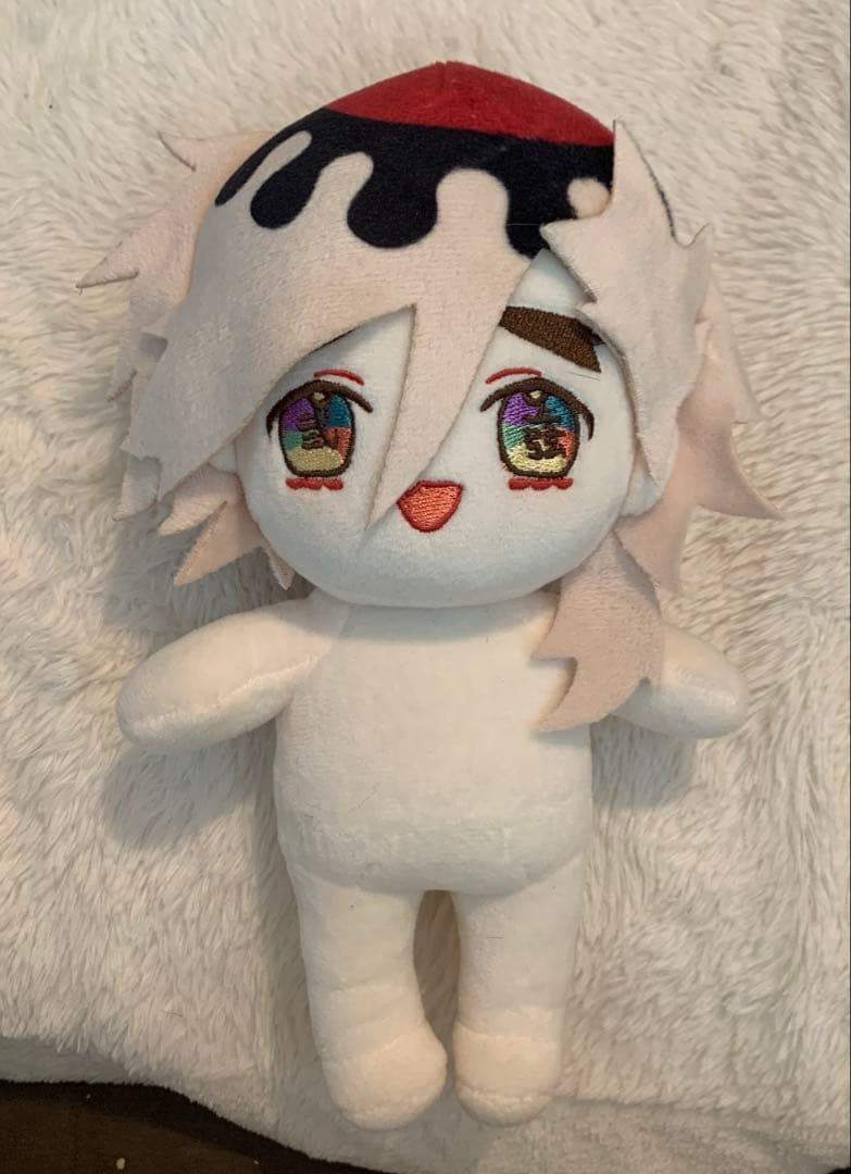 鬼滅の刃 非公式 海外製 着せ替えぬいぐるみ 童磨 20cm - メルカリ