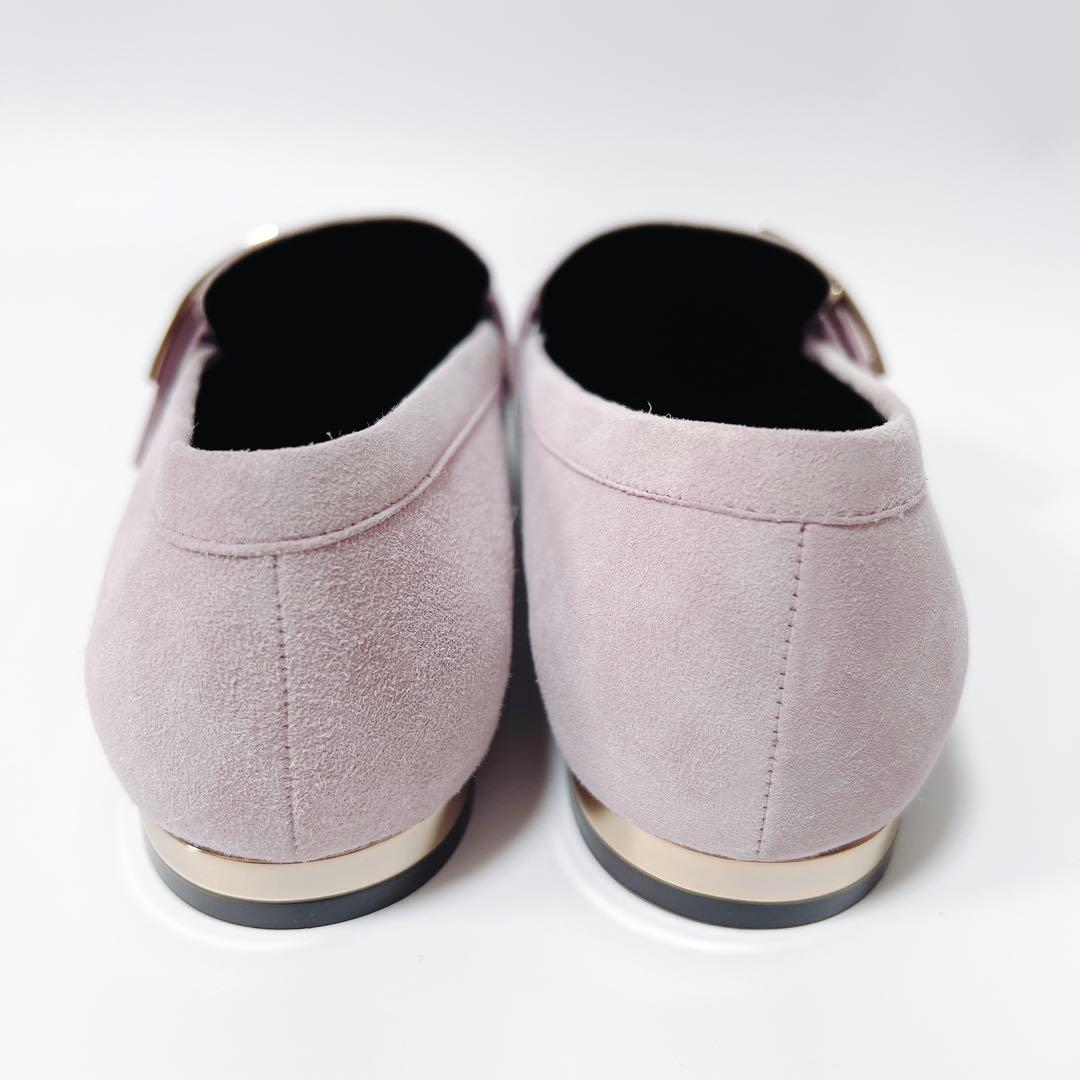 《極美品》ロジェヴィヴィエ スエードローファー パンプス バックル ピンク 36