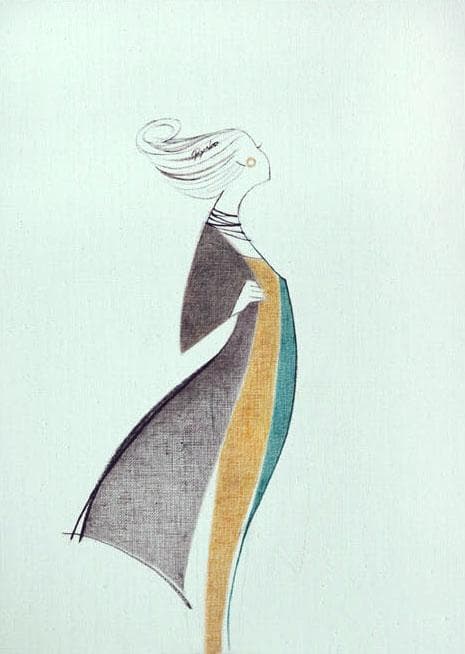 油絵 菅家令子 絵 絵画インテリア額付(青緑＋金色の枠) F4-080814