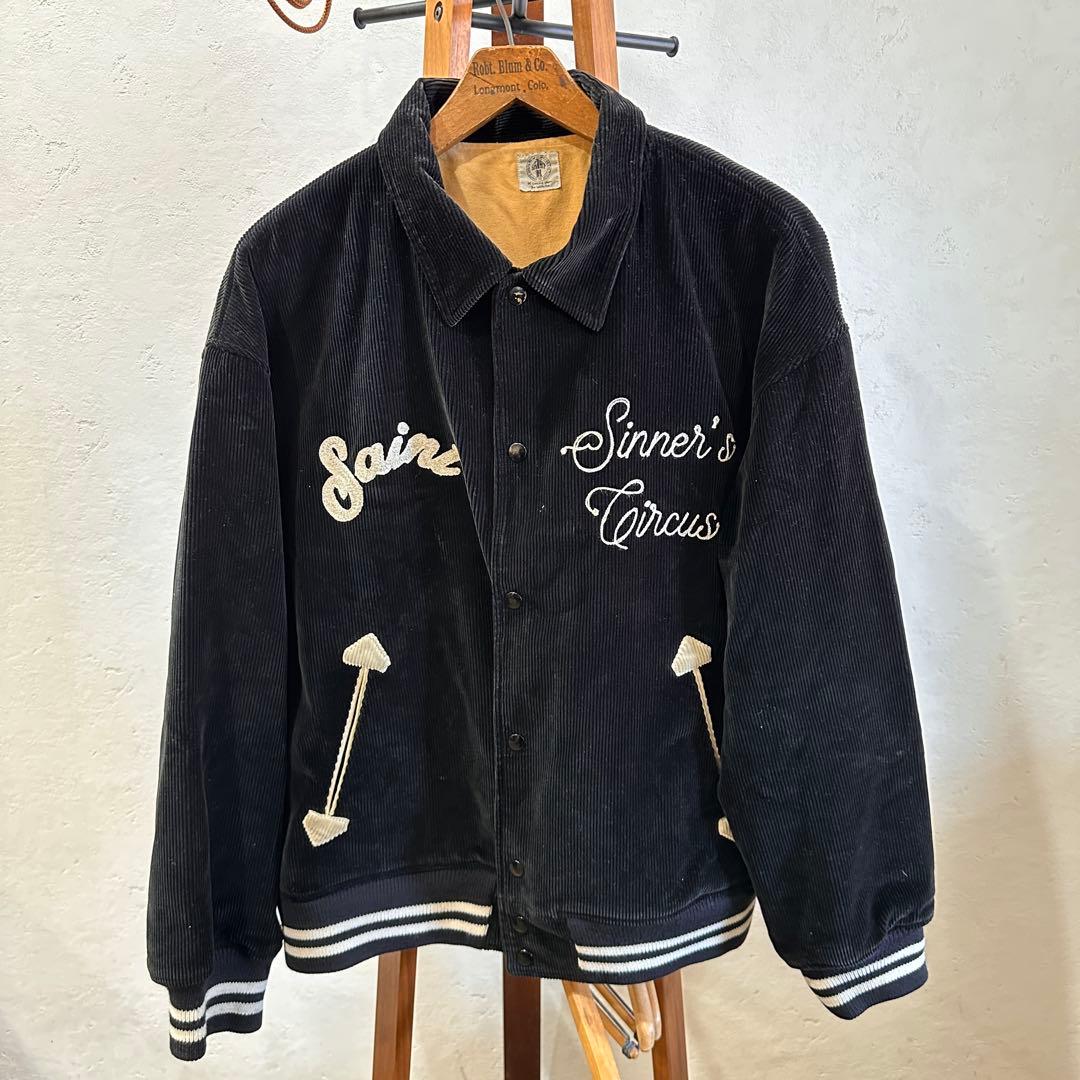 SAINT MICHAEL コーデュロイ Black（ピエロ） スタジャン - メルカリ