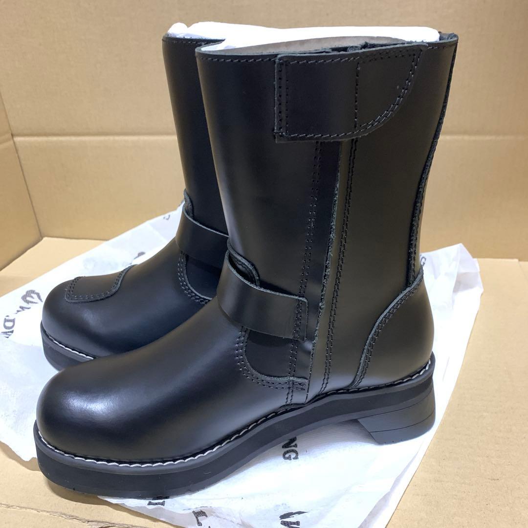 新品　ワイルドウィング イーグル 厚底 本革バイクブーツ 23.5cm