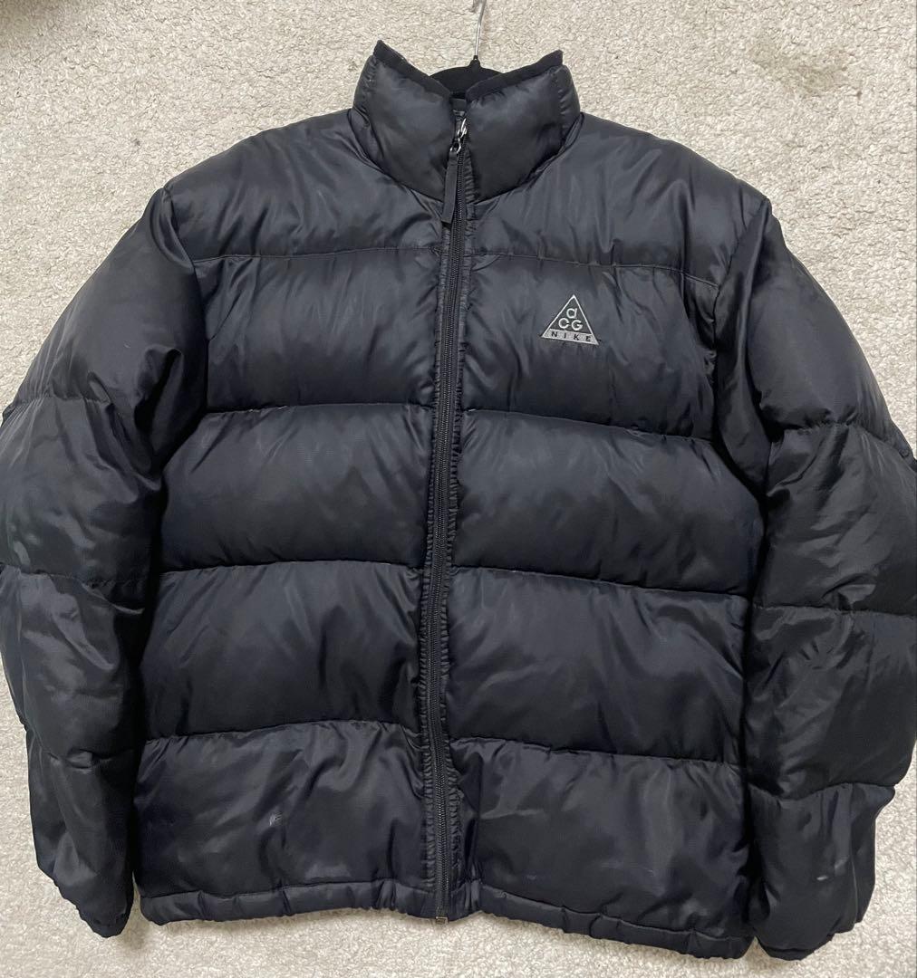 NIKE ACG ブラック ダウンジャケット00s - メルカリ