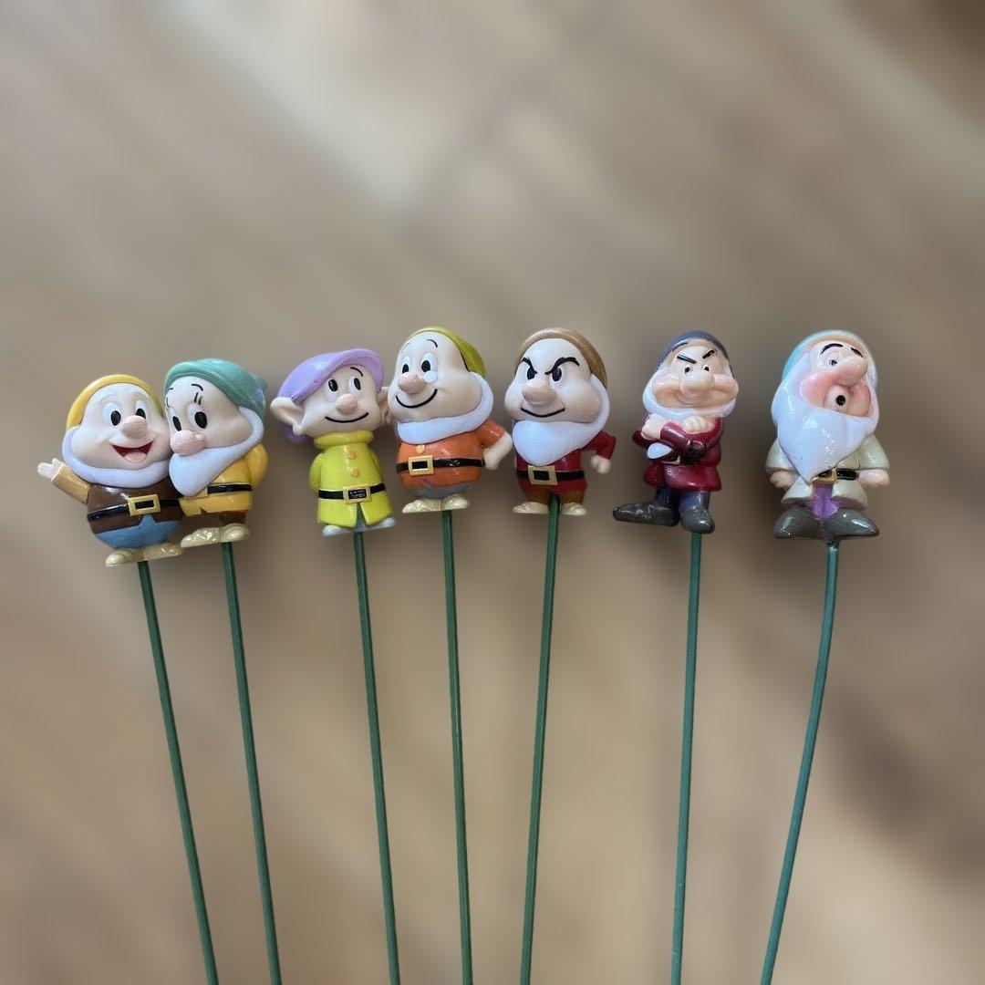 7人の小人 7種類 ディズニー 白雪姫 ガーデンピック ガーデニング