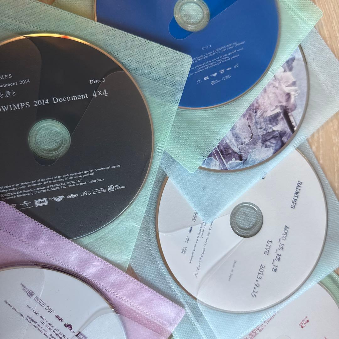 RADWIMPS【DISCのみ】 セット販売DVD＆BluRay12枚 ステッカーセット 2023 – RADWIMPS ONLINE STORE