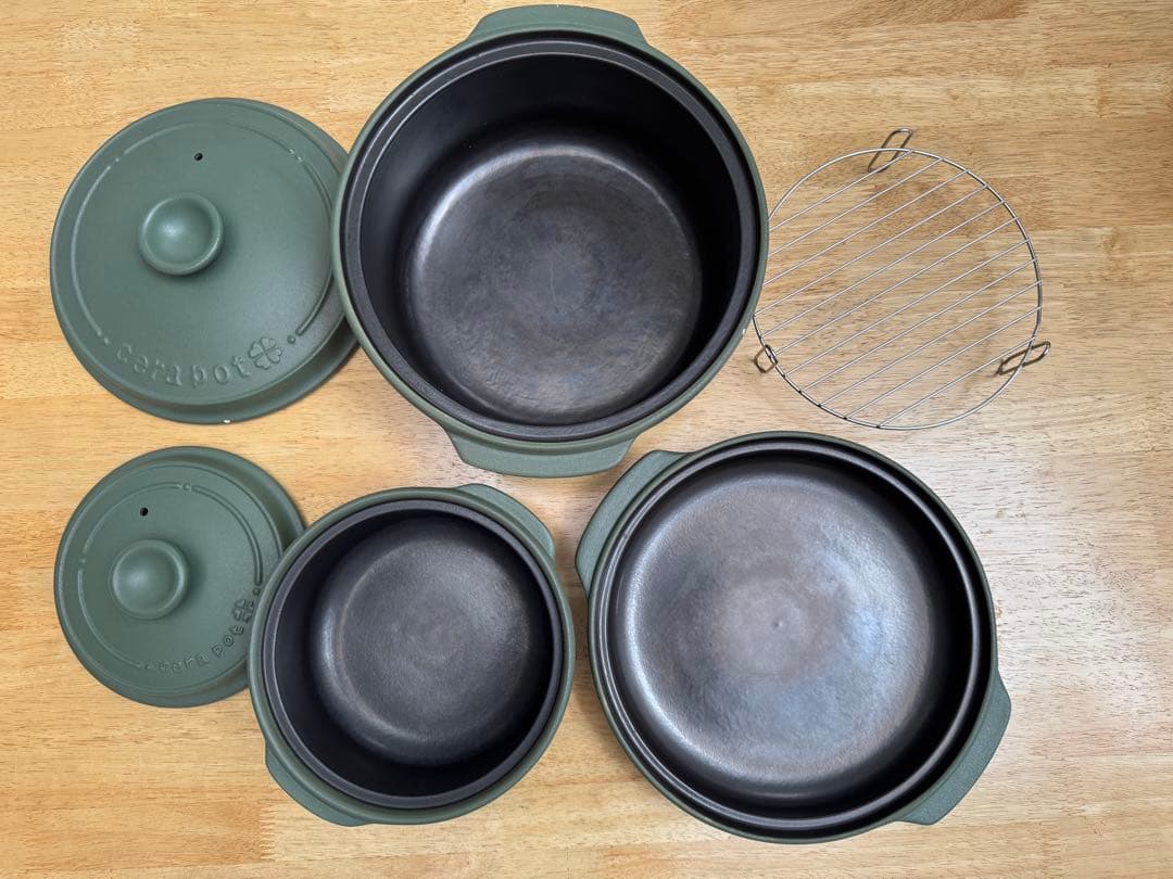 セラポット モスグリーン鍋セット