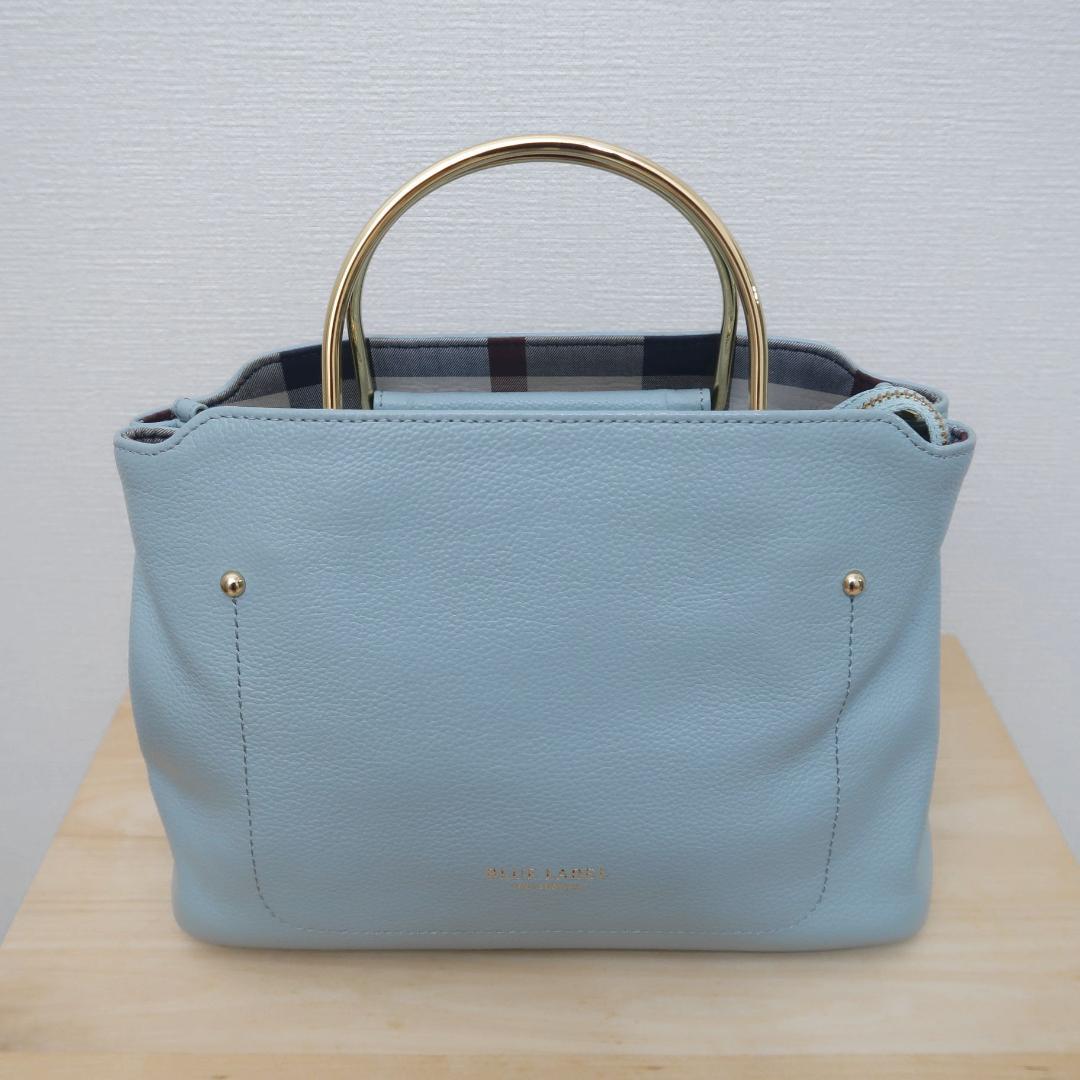 未使用】ブルーレーベルクレストブリッジ レザートート ショルダー