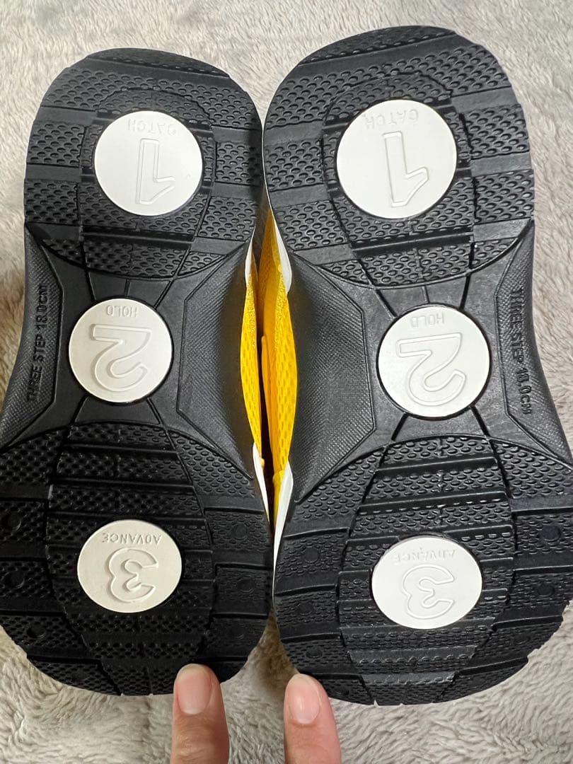 IFME Dr.イエロー　コマチ18.5cm 18.0cm シューズ スニーカー