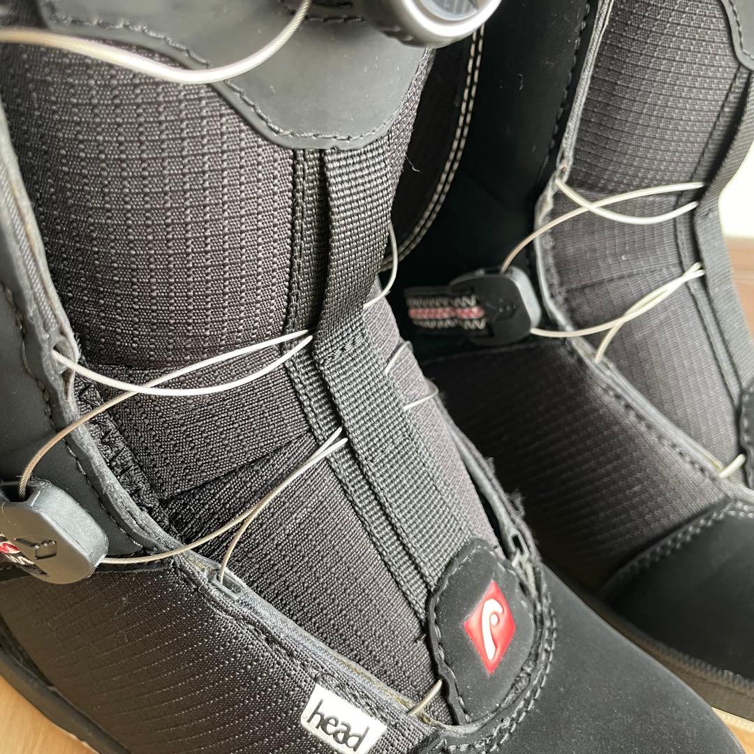 head 子ども用スノーボードブーツ ブラック BOA 20.5-21.5