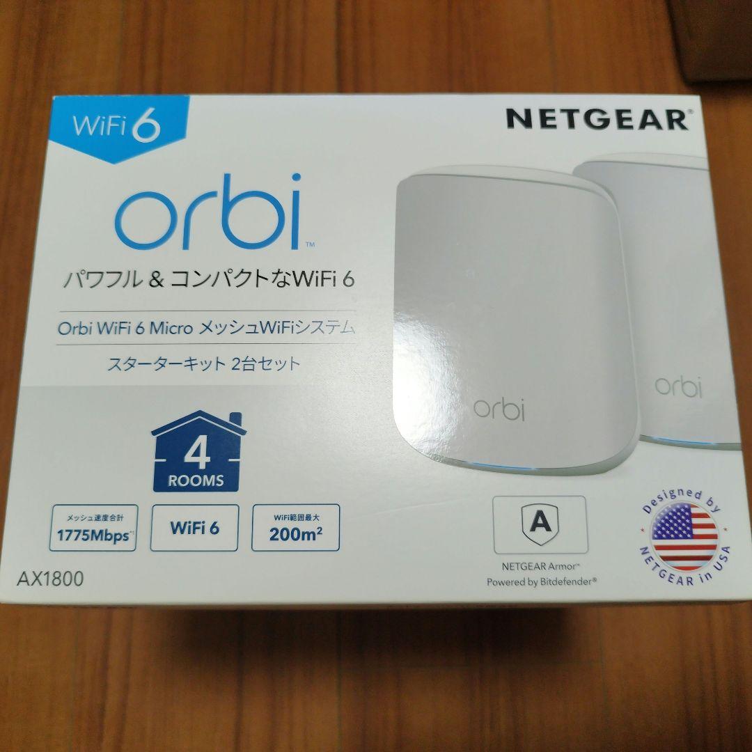 NETGEAR Orbi WiFi 6 Micro メッシュWiFiシステム Amazon.com: NETGEAR Orbi Tri-Band WiFi 6 Mesh Network System