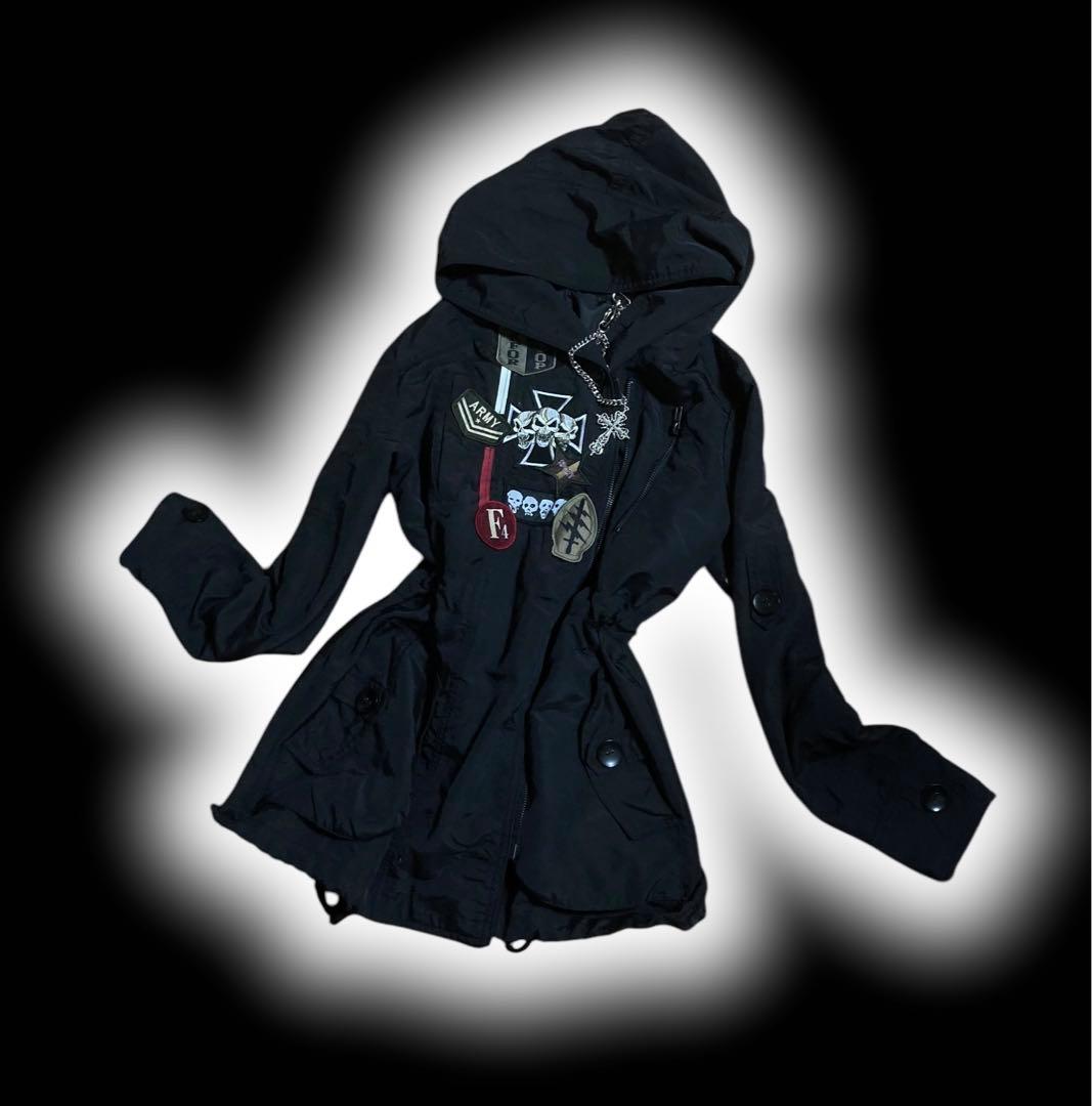 y2k00sミリタリーミニワンピフェアリーグランジ平成ギャルNANAパン