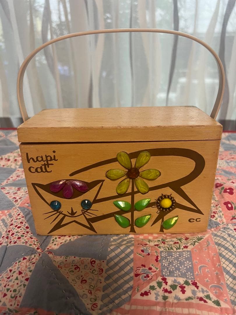 エニッドコリンズ猫アンティークビンテージ木箱
