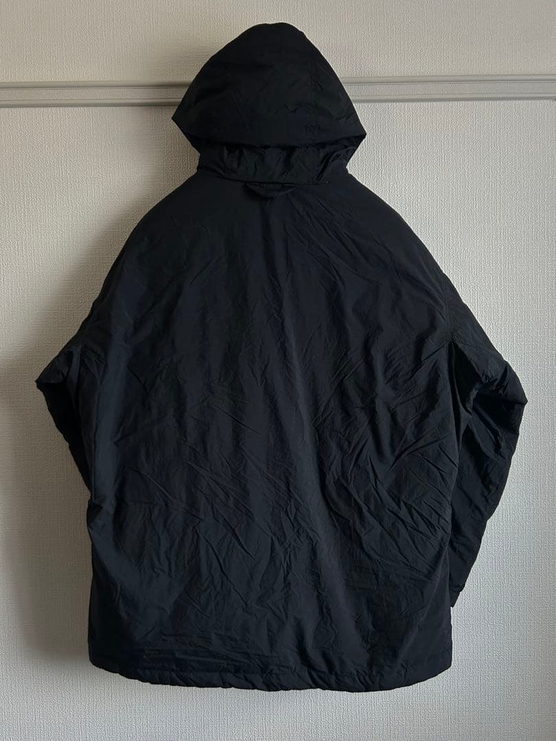 MUJI LABO】23aw即完撥水フード付きダウンジャケット黒ブルゾン尾花期