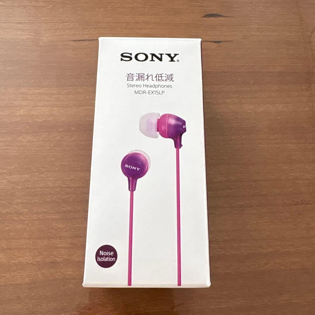 SONY MDR-EX15LP アクアバイオレッド イヤホン - メルカリ