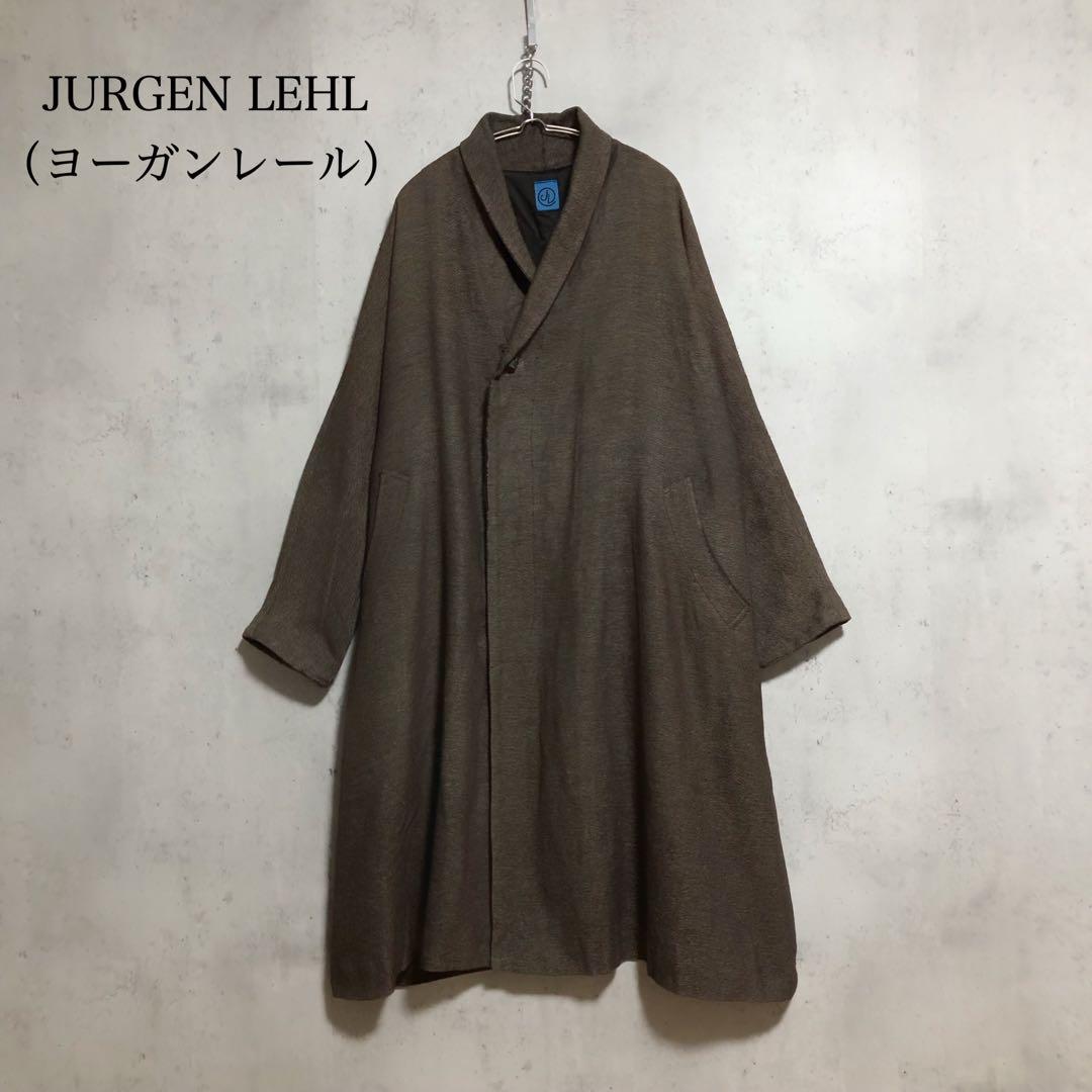 ヨーガンレール JURGEN LEHL ウールリネンツイルロングコート - メルカリ