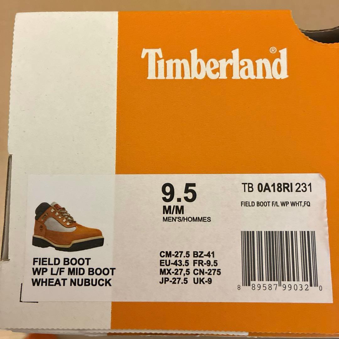 靴 Timberland Field Boot F/L WP 27.5cm