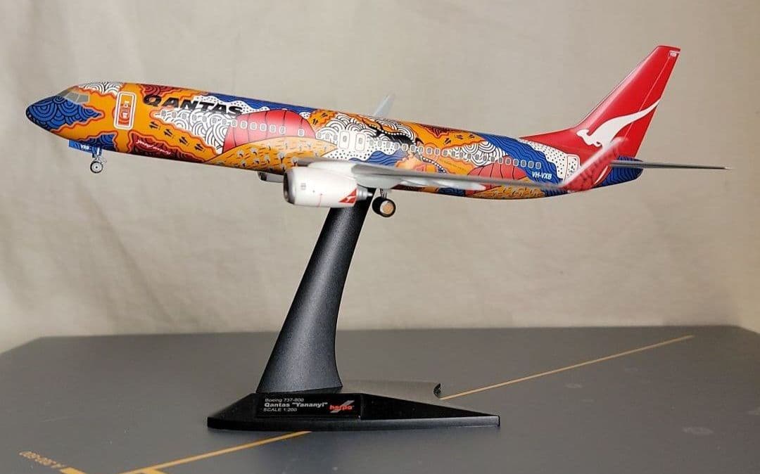 ☆希少☆ カンタス航空 B737-800 特別塗装機 - メルカリ
