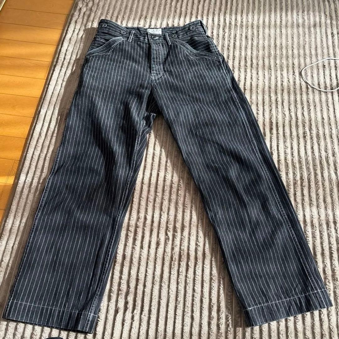 裾上げ済み】Schott ヒッコリーデニムパンツ 30 - メルカリ