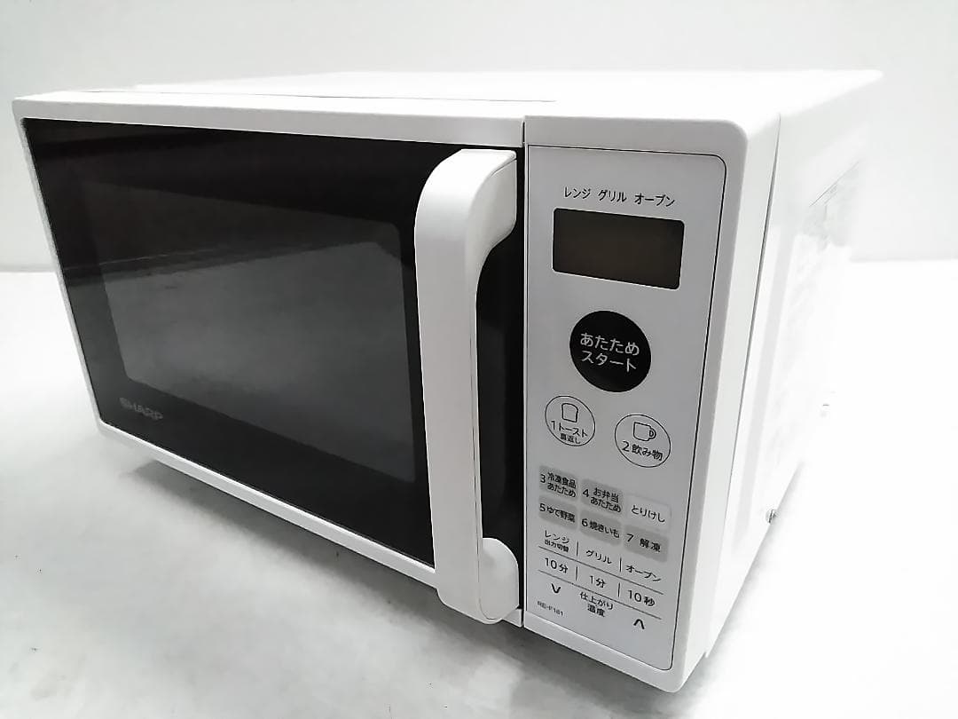 シャープ オーブンレンジ 2022年製 RE-F161-W 庫内フラット ☆ - メルカリ
