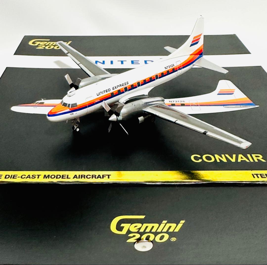 Gemini 1/200 コンベア CV-580 United Express Amazon.co.jp: GeminiJets 1:200 完成品 for FedEx Express for Boeing