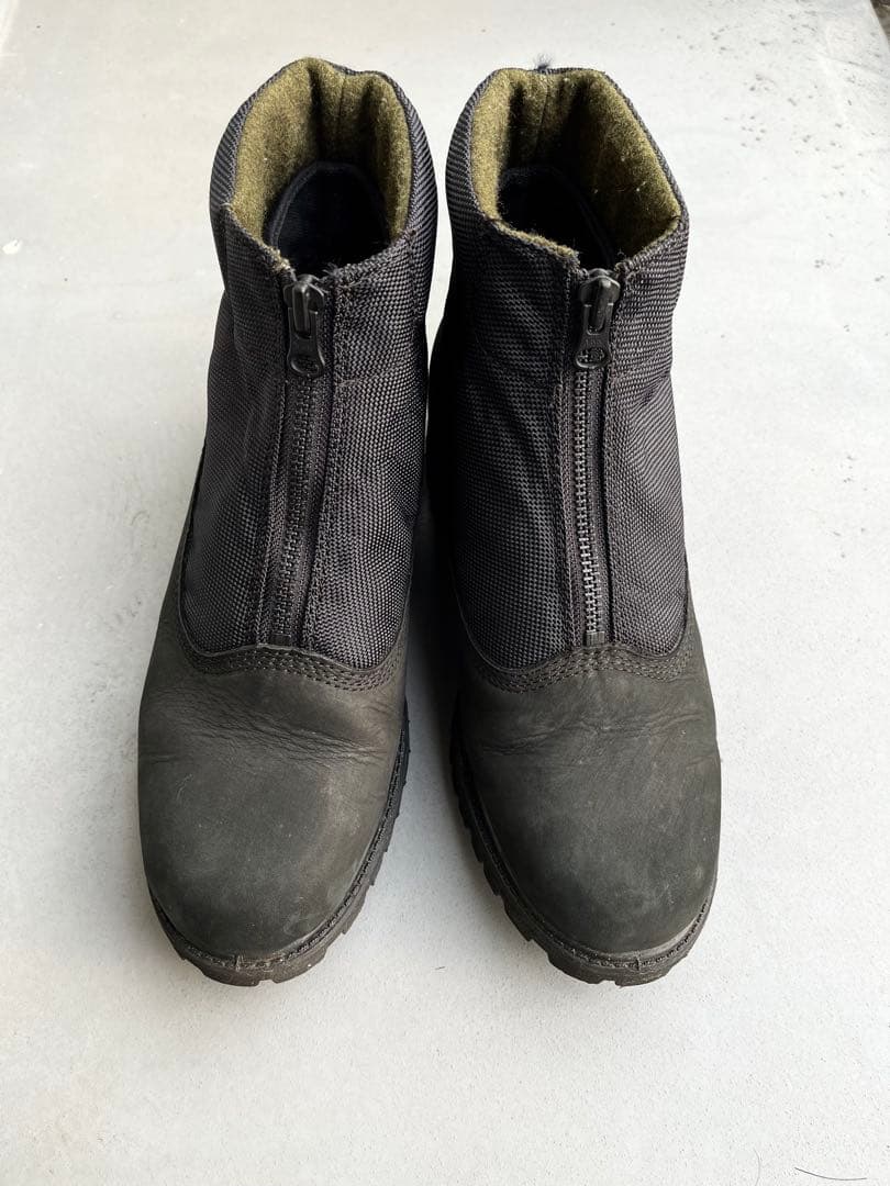 Timberland × WOOLRICHジッパーブーツ 27.5 WOOLRICH PREMIUM ZIP ROLL TOP ウールリッチ ブーツ ロール ジップ