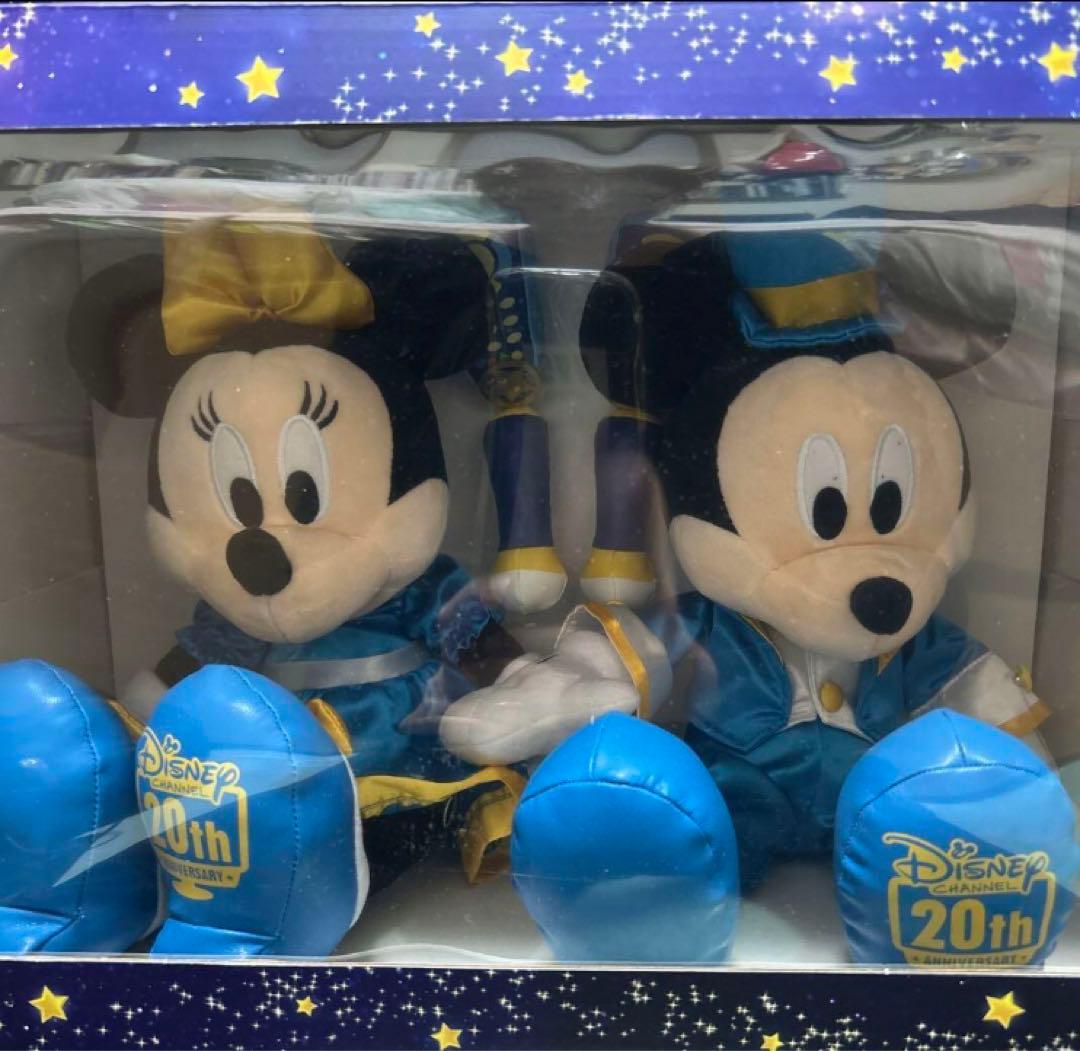 ミッキー&ミニー ぬいぐるみセット ディズニーチャンネル20周年の記念品 🎊プレゼントキャンペーン 第3弾 オリジナル ミッキー＆ミニー