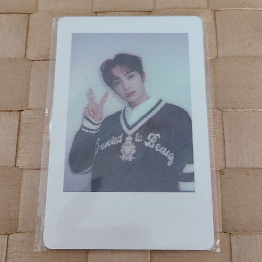 THE BOYZ ドボイズ ボールキャップのポラロイドトレカ ヒョンジェ THE BOYZ ヒョンジェ THRILL-ING CONCEPT ZONE ラキドロ - メルカリ