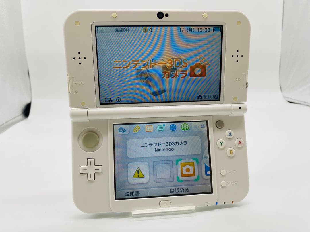 Nintendo Newニンテンドー3DS LL パールホワイト 上下IPS液晶 - メルカリ