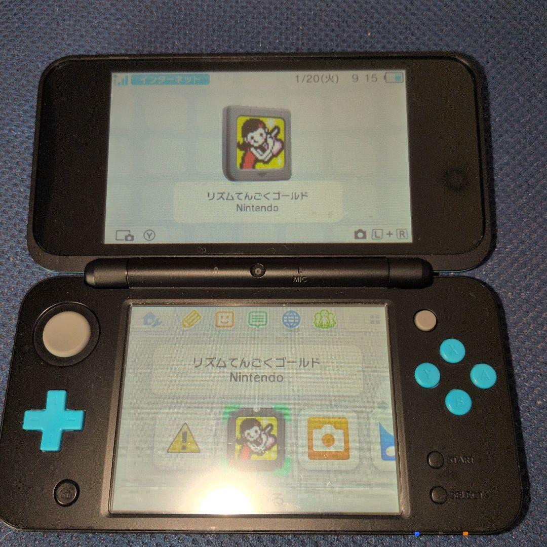 Newニンテンドー2DS LL ブラック×ターコイズ - メルカリ