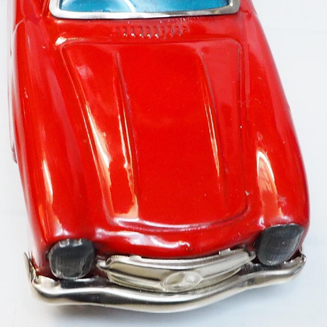 やのまん【メルセデスベンツ300SL赤リモコン欠】tinブリキtoy car箱付