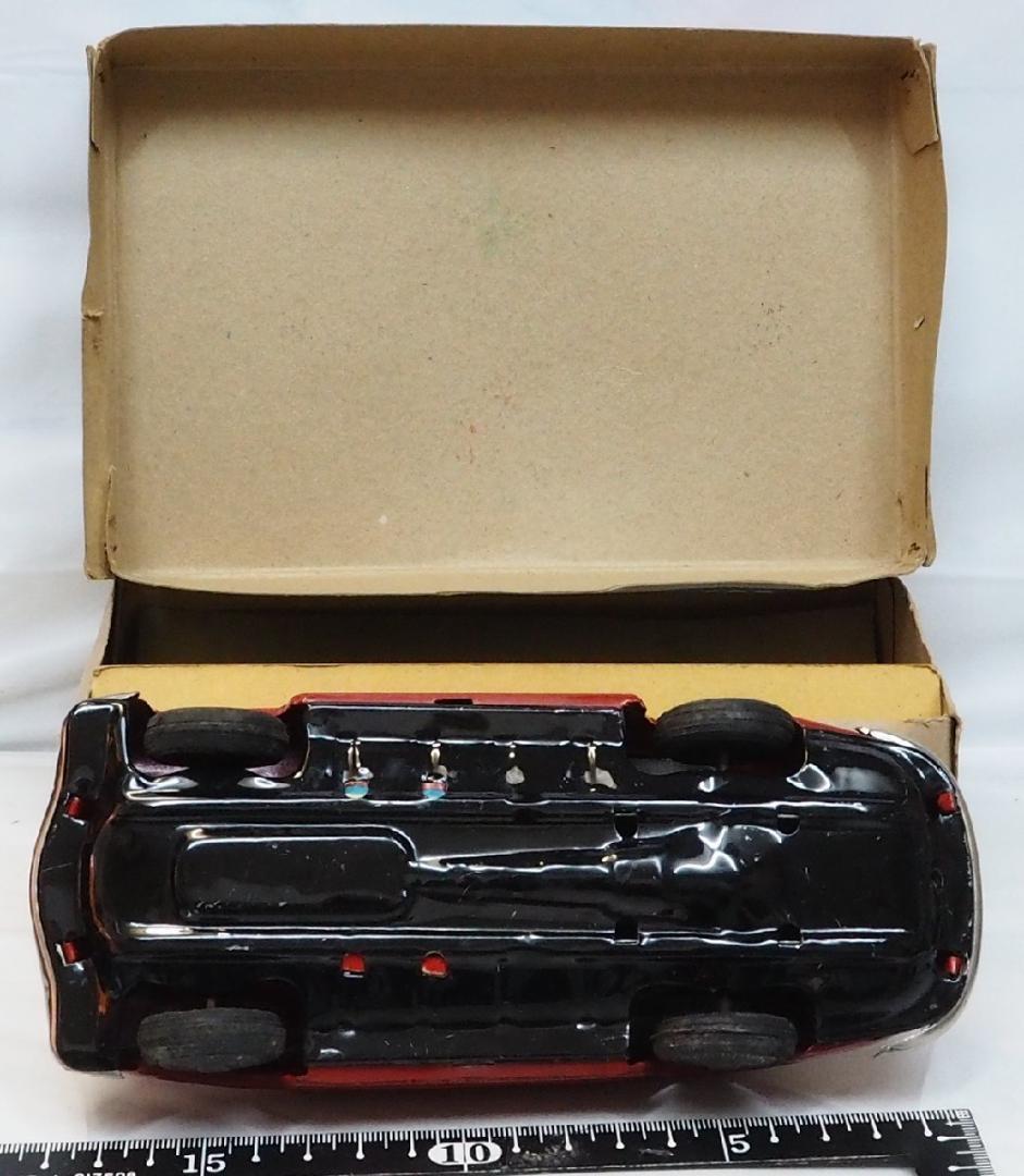 やのまん【メルセデスベンツ300SL赤リモコン欠】tinブリキtoy car箱付