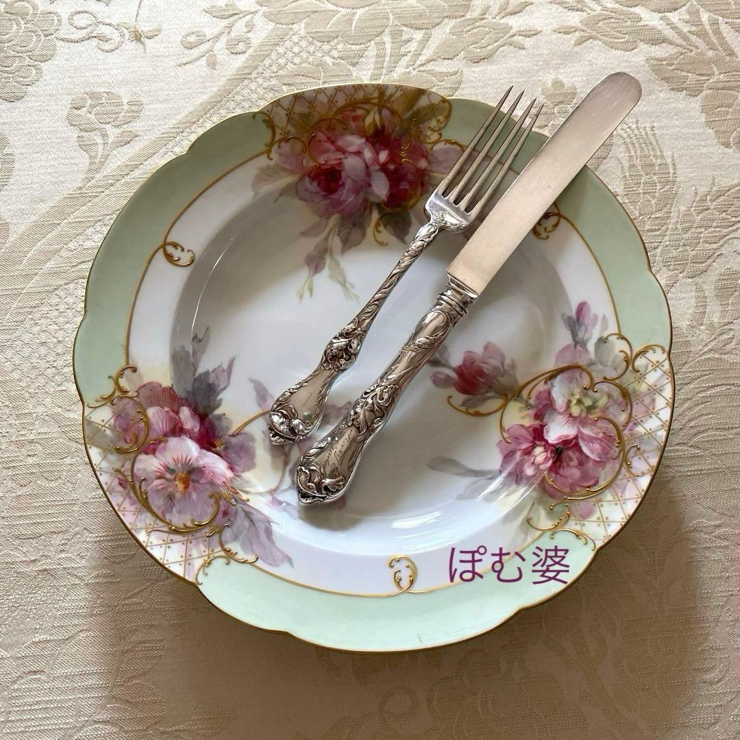 【リード＆バートン】純銀 スターリング／ナイフ＆フォーク／Les Cinq リード＆バートン】純銀 スターリング／ナイフ＆フォーク／Les Cinq