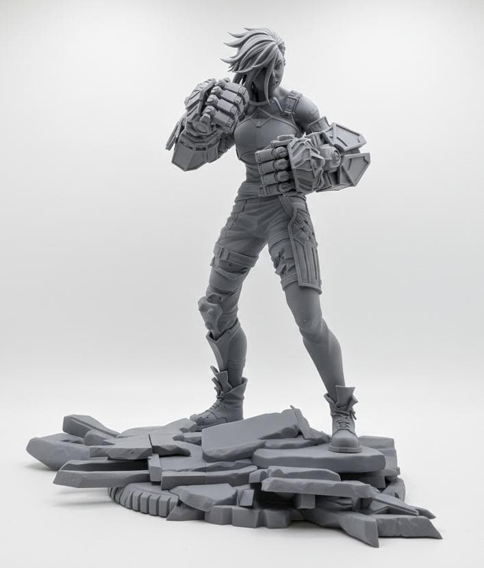 ヴィ 1/8 アーケイン 未塗装未組立 フィギュア ガレージキット LOL