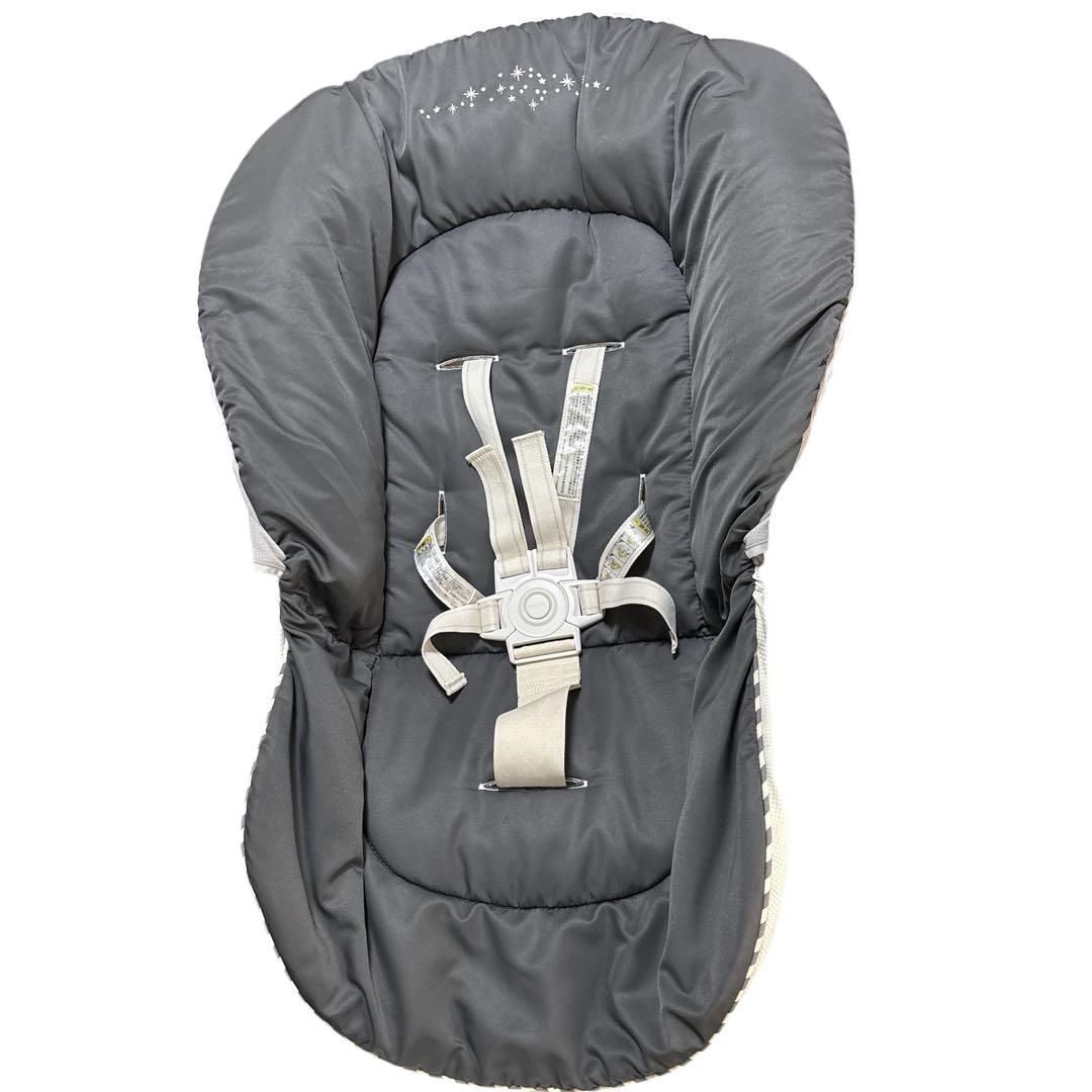 美品✨Combi コンビ ネムリラ ハイローチェア セサミグレー