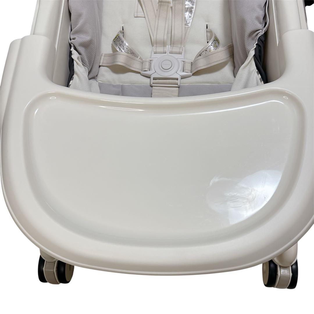 美品✨Combi コンビ ネムリラ ハイローチェア セサミグレー