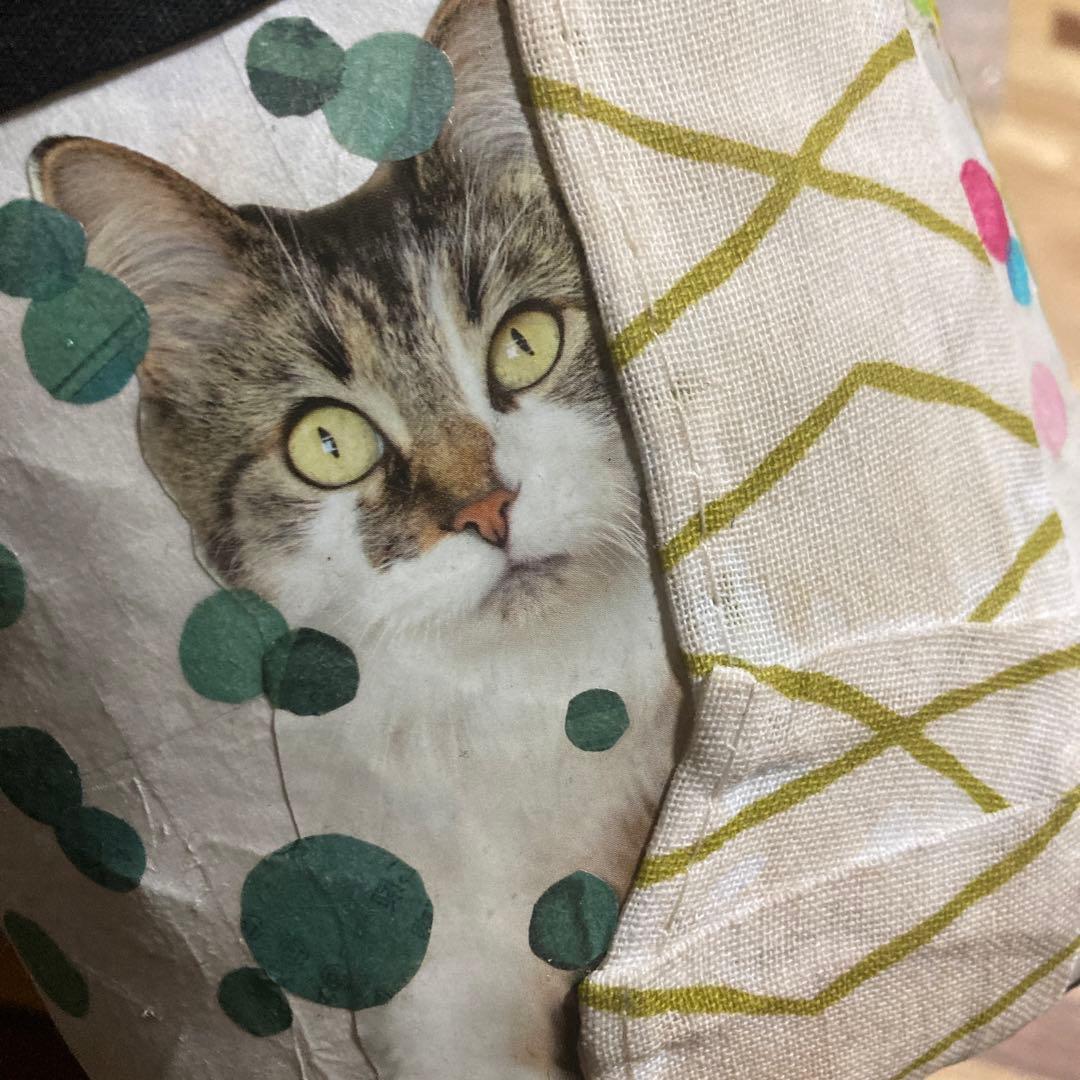一閑張り バッグ 籠 一点物 ハンドメイド 猫ネコ カゴバッグ - メルカリ